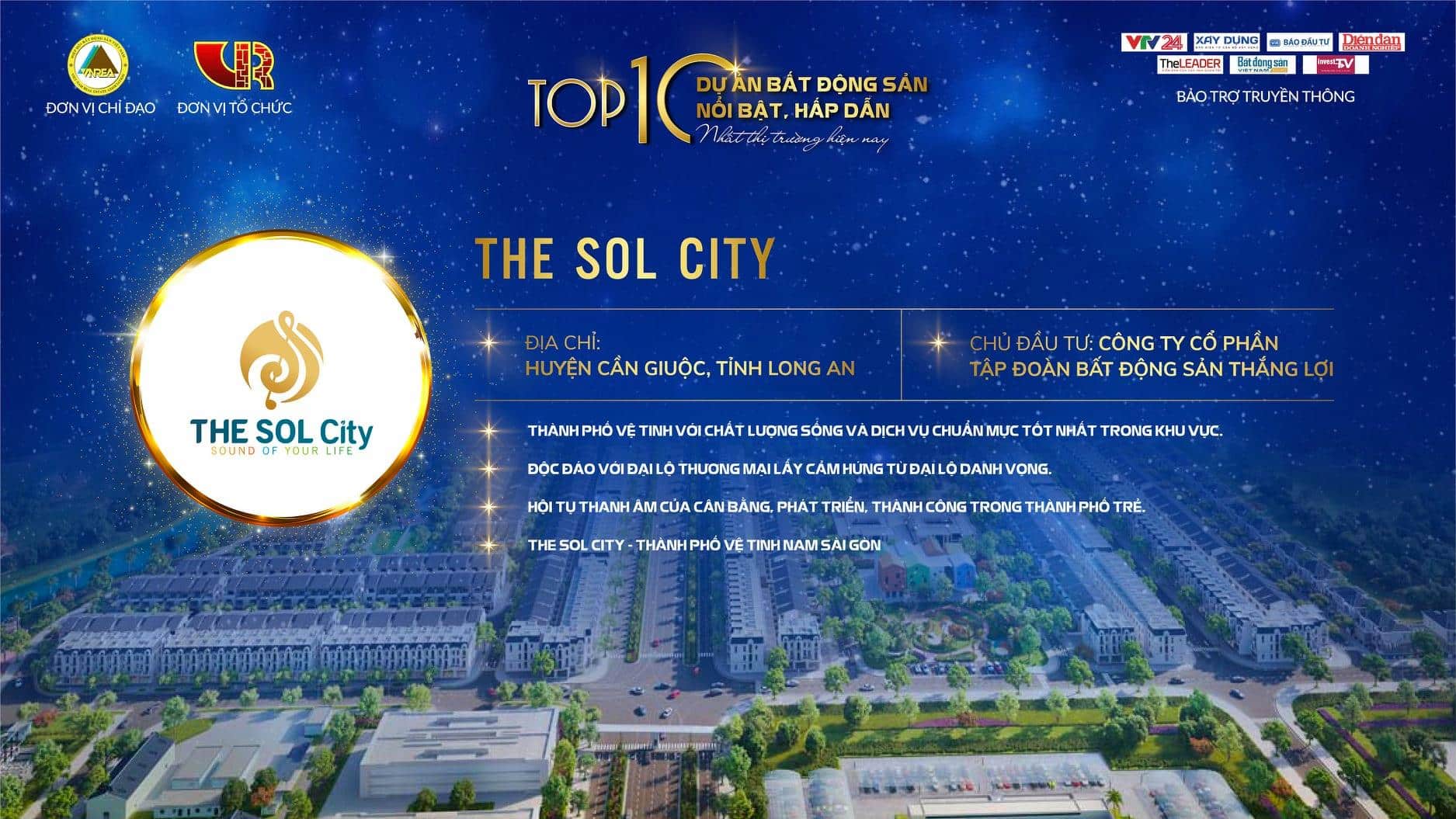 vị trí dự án the sol city