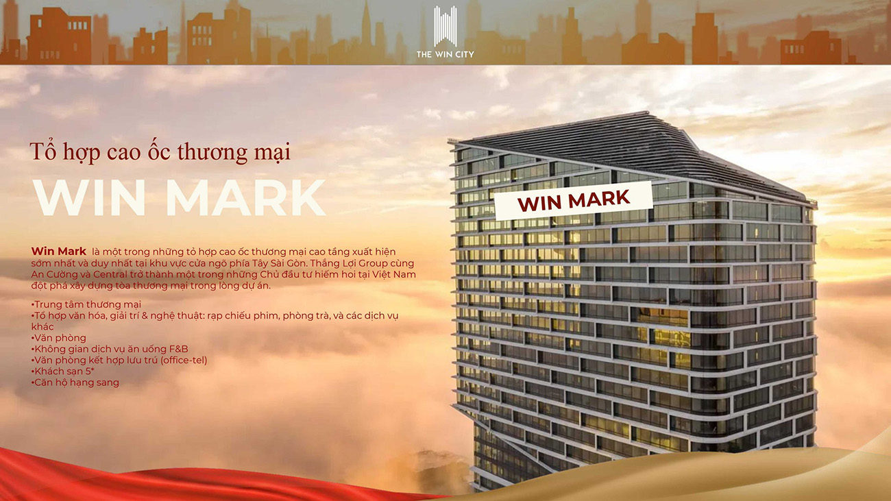 cao ốc thương mại vin mark của dự án