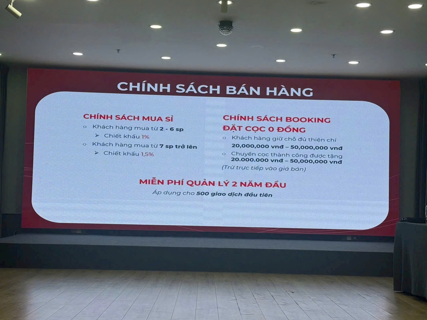 chính sách bán hàng the win city rất tốt