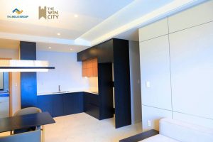 Hình ảnh thực tế The Win City Long An – nội thất bàn giao hoàn thiện trong căn hộ mẫu