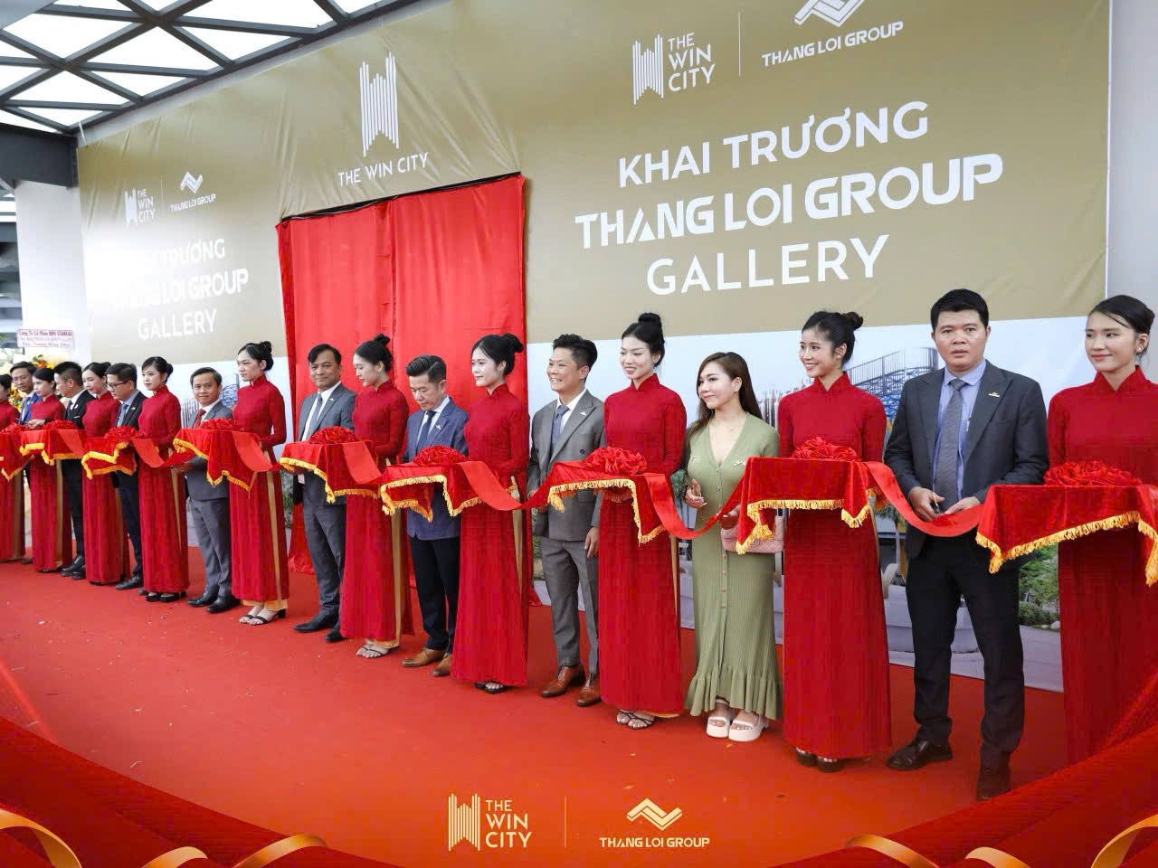 lễ khai trương nhà mẫu the win city khách hàng trải nghiệm không gian sống thực tế