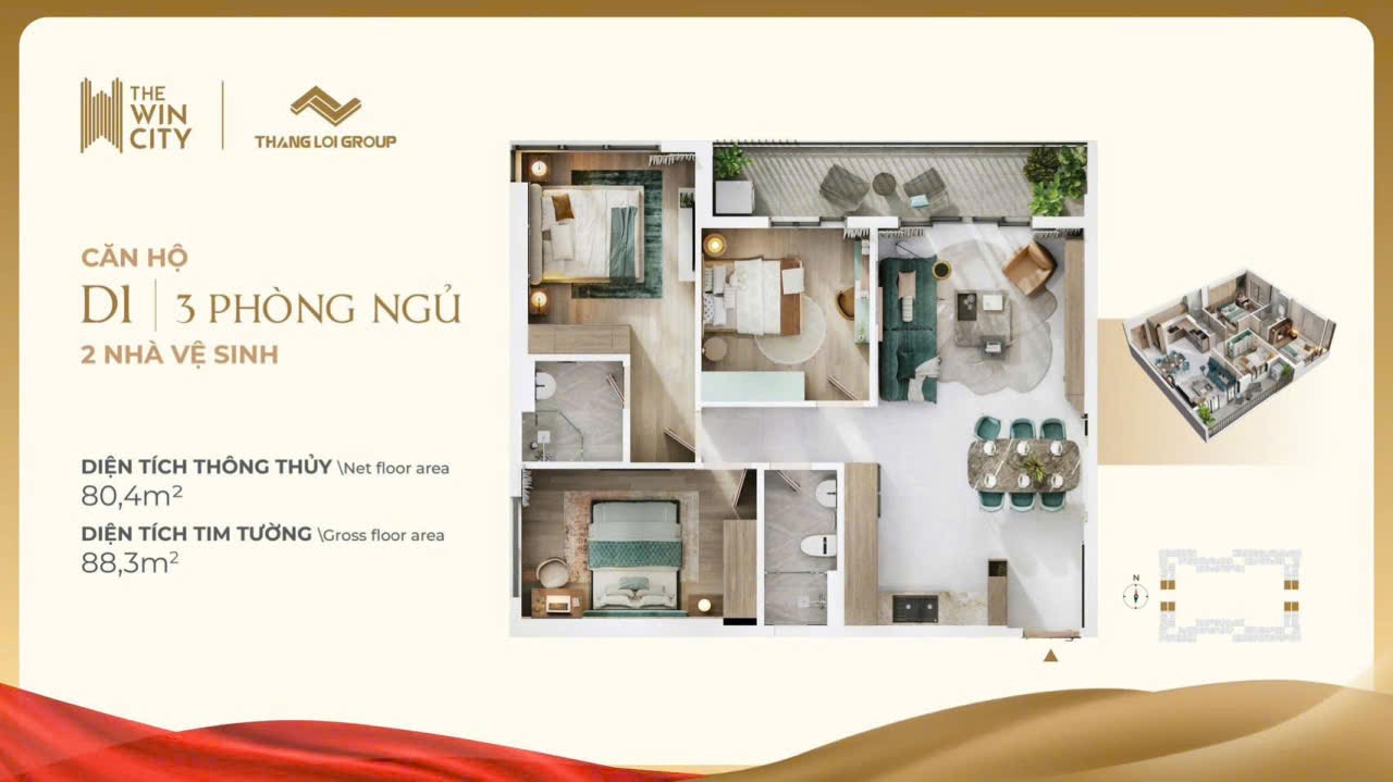 layout the win city quy mô 12ha, mật độ xây dựng chỉ 40%