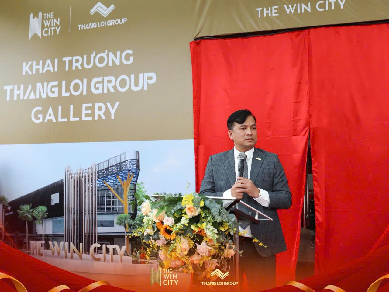 lễ khai trương nhà mẫu the win city thu hút đông đảo khách hàng và đối tác