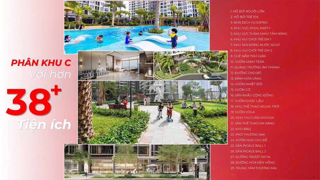 tiện ích phân khu c the win city