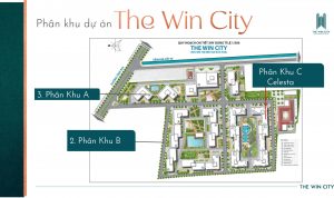 mặt bằng the win city được quy hoạch hiện đại, linh hoạt