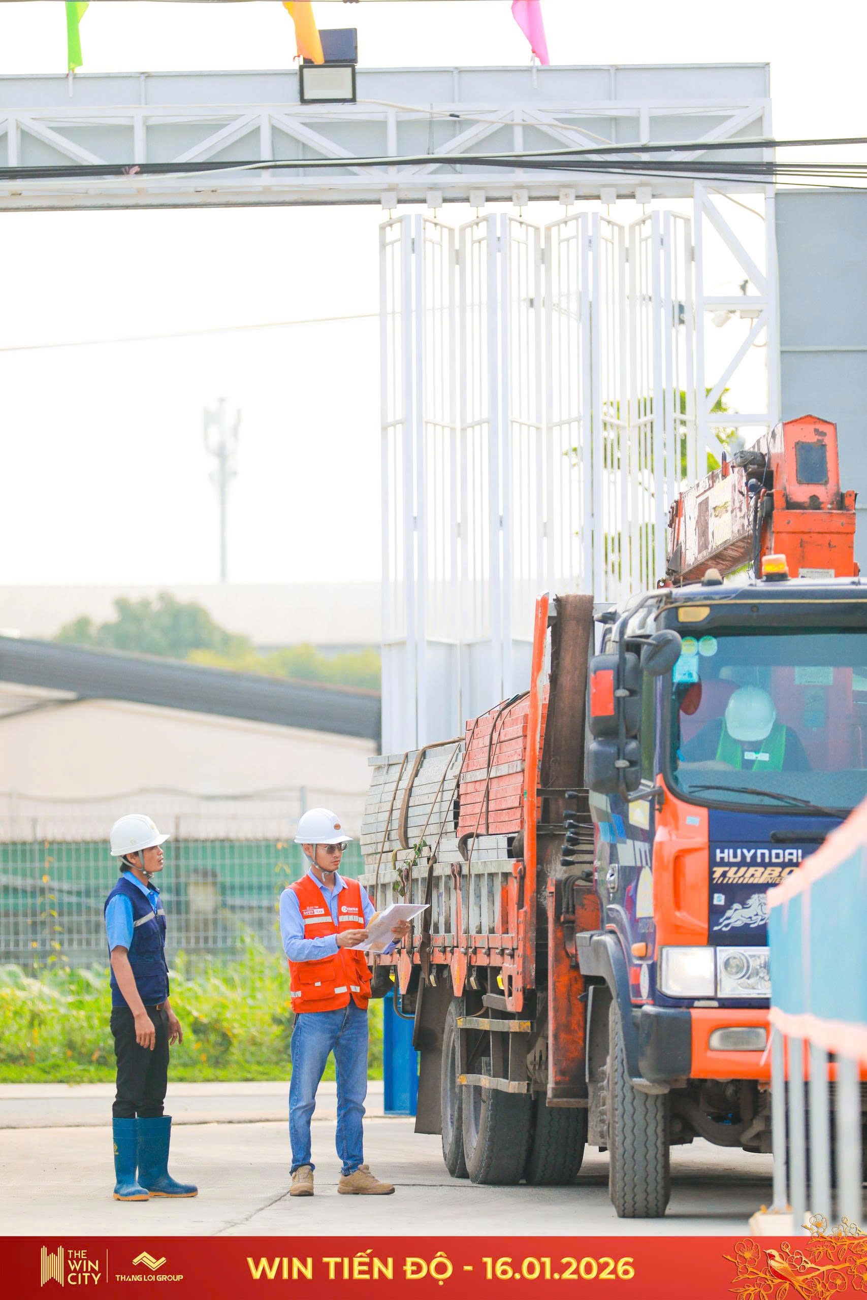 tiến độ tháng 1/2026 Căn hộ the win city địa ốc thắng lợi group