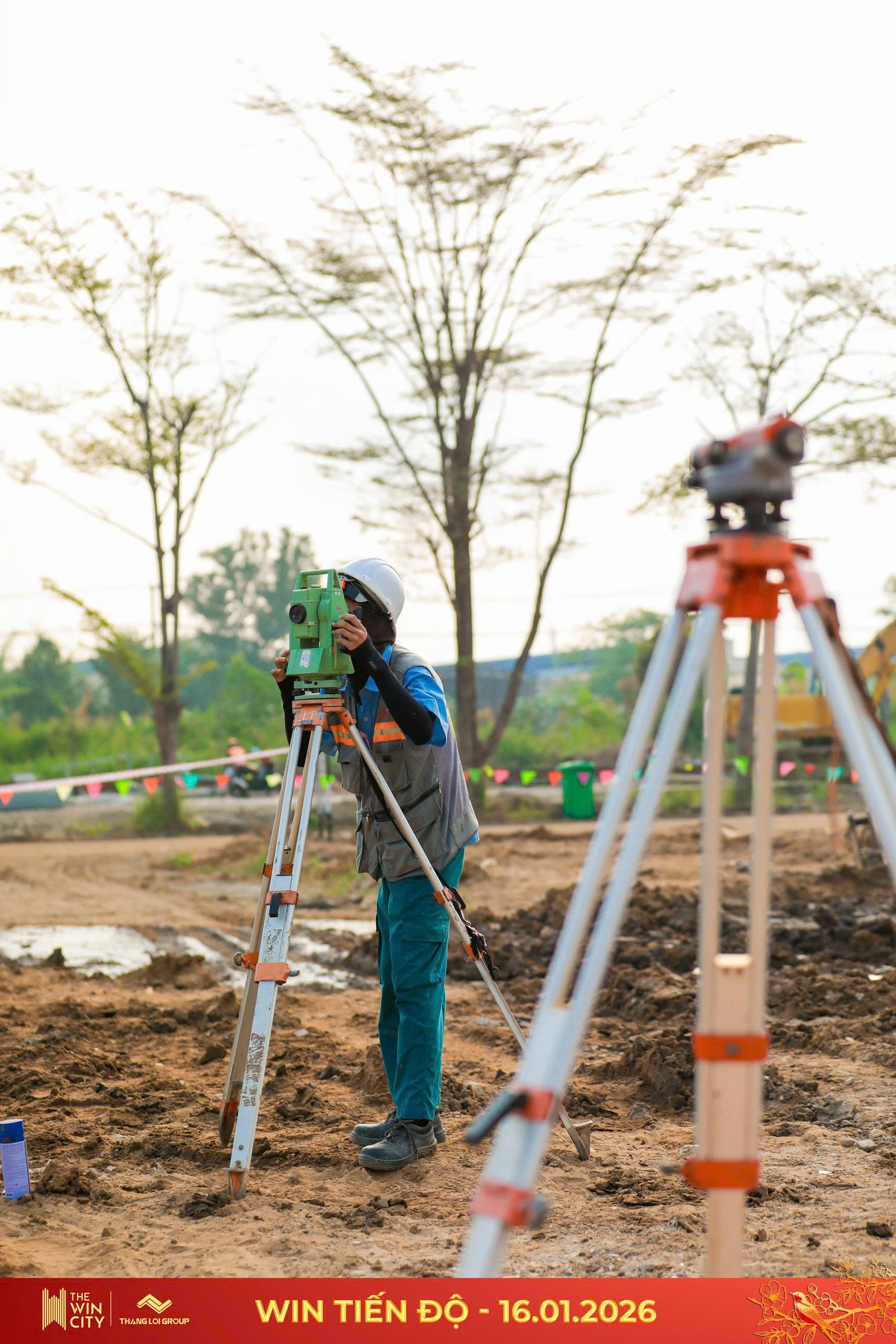 tiến độ tháng 1/2026 Căn hộ the win city địa ốc thắng lợi group