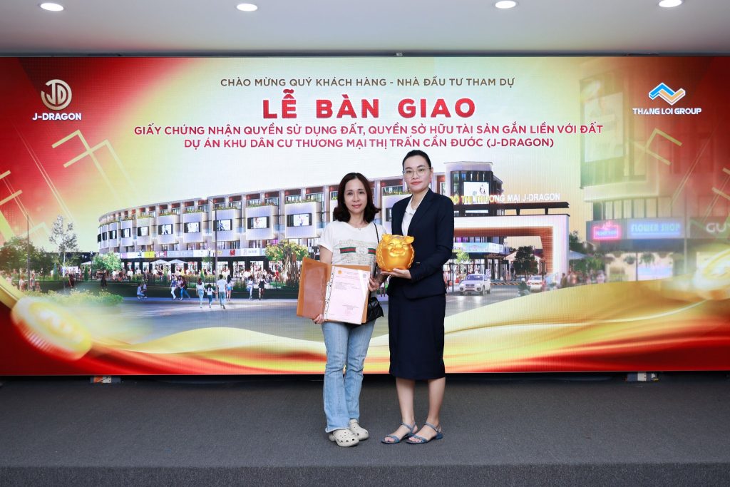 Lễ bàn giao sở hồng dự án J Dragon