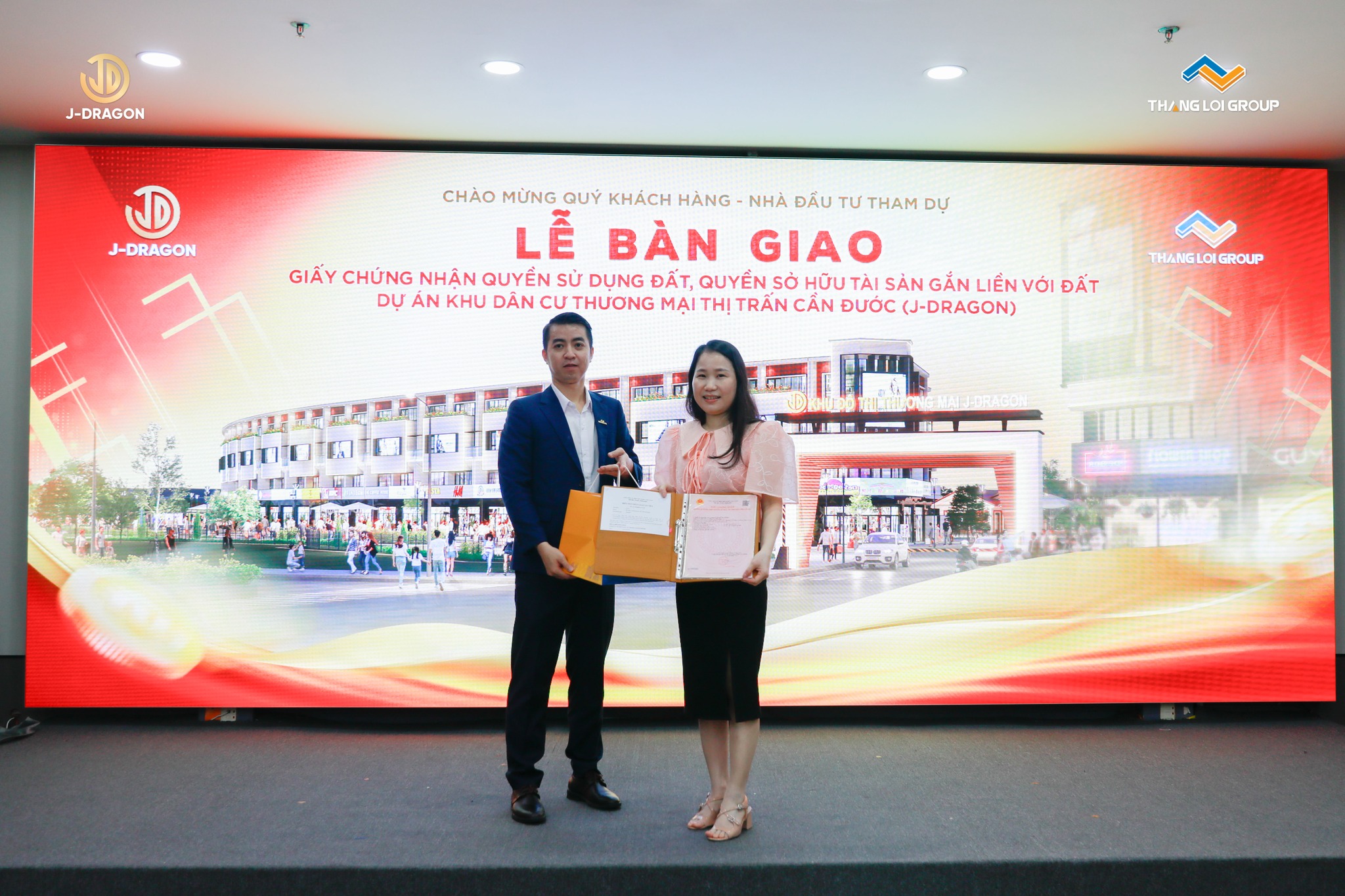 Lễ bàn giao sở hồng dự án J Dragon