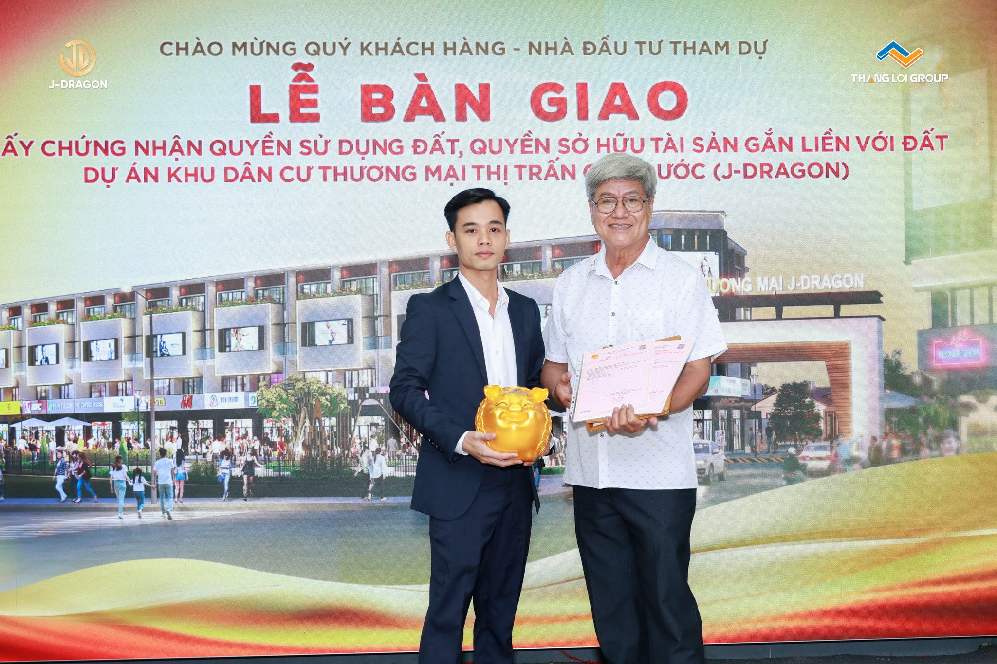 Lễ bàn giao sở hồng dự án J Dragon